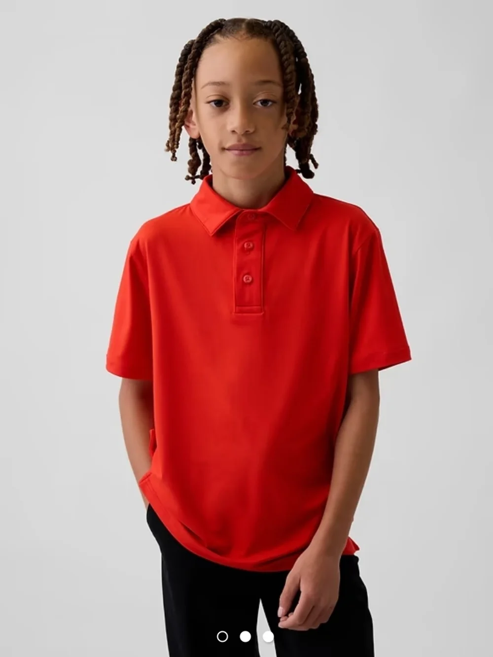 NWT Gap Kids Red Polo Shirt - Classic Short Sleeve